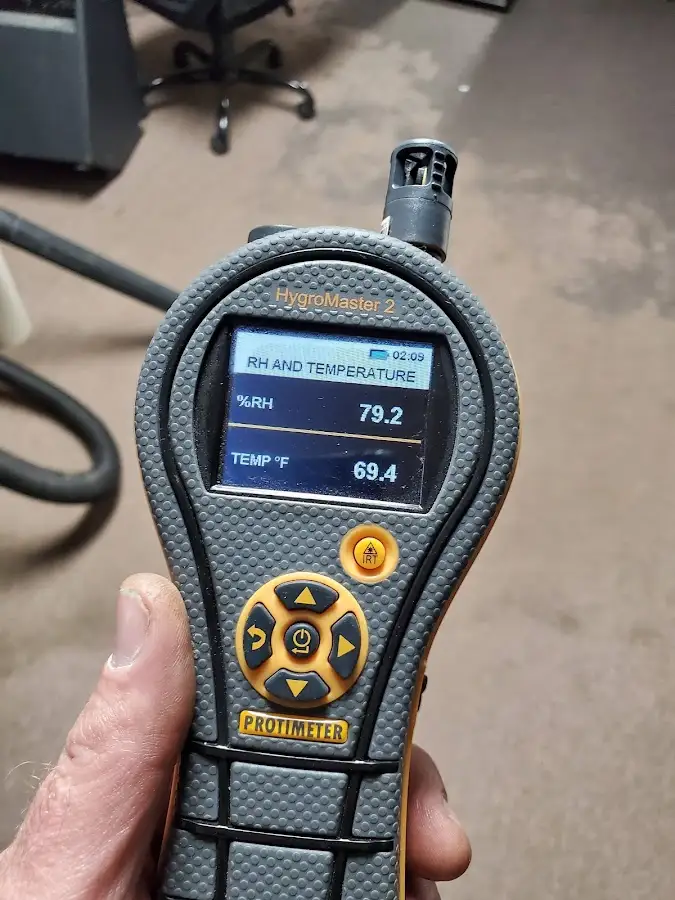 Moisture meter humidity assessment for Fire & Smoke Damage Restoration in Princeton